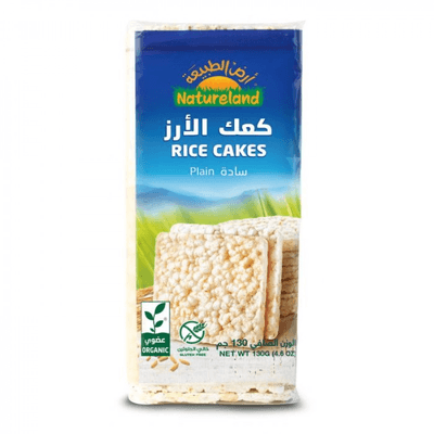 Natureland Rice Cake Plain Organic 130 G