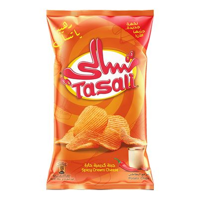 Tasali Potato Chips Spicy Cream Cheese Flavor - 155g