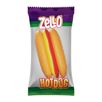Zello Jelly Candy Hot Dog - 14g