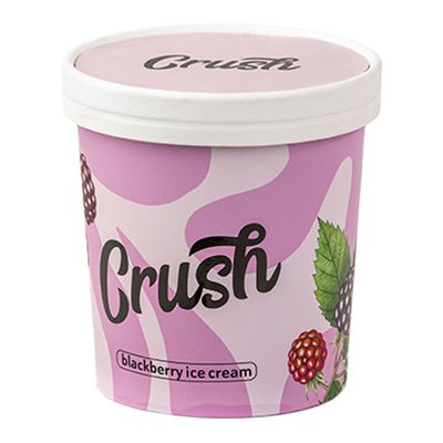 Crush Ice Cream Blackberry Flavor - 240g