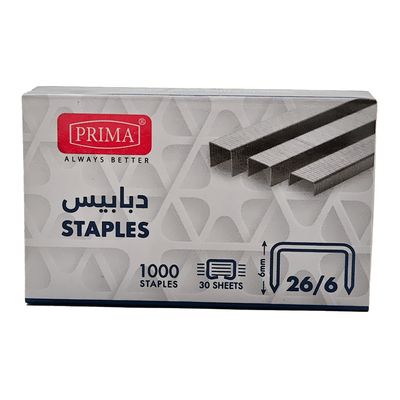 بريما دبابيس دباسة 26/6 -1000 حبة