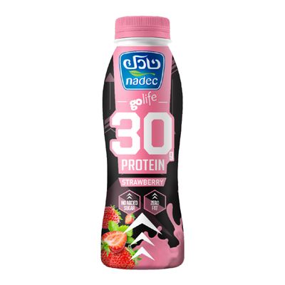 نادك جو لايف حليب بروتين فراولة 350 مل