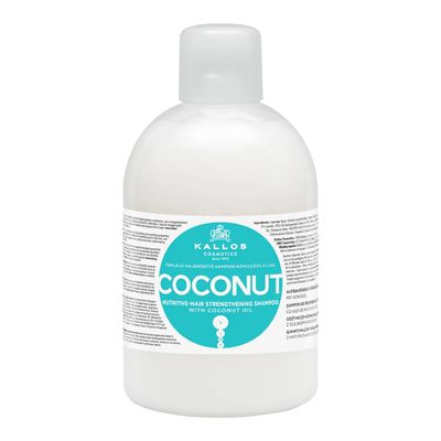 Kallos Nourishing Shampoo For Hair Strengthening With Coconut Oil - 1000ml