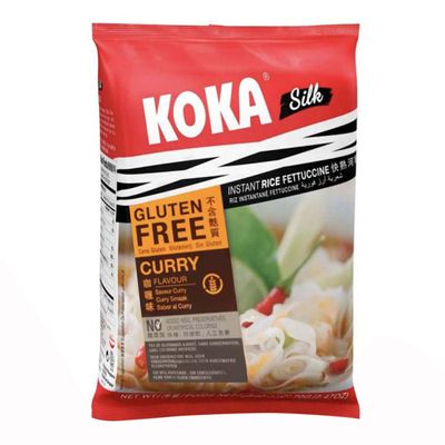 Koka Rice Noodles Instant Curry Flavor Gluten Free 70 G