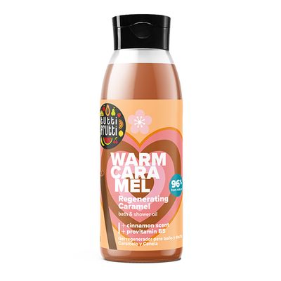 Tutti Frutti Regenerating Bath & Shower Oil Caramel and Cinnamon- 400ml