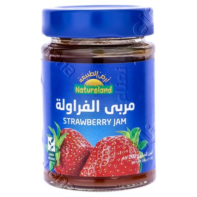 Natureland Jam Strawberry Organic 200 g