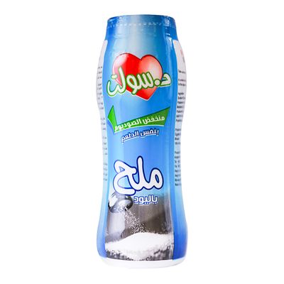 د.سولت ملح منخفض الصوديوم باليود 400 جرام