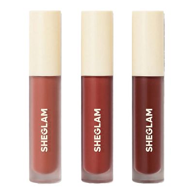 Sheglam Matte Allure Mini Liquid Lipstick Set - Private Tour - 2.3ml × 3