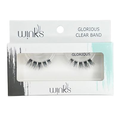 Winks Clear Band Lashes - Glorious