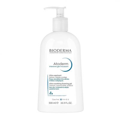 Bioderma Atoderm Intensive Foaming Gel Ultra-soothing Gel For Very Dry, Irritated, Atopic Sensitive Skin - 500ml