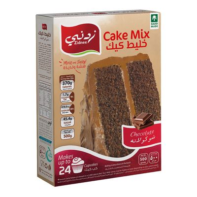 Zidnee Chocolate Flavored Cake Mix - 500g
