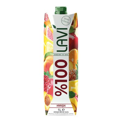 Lavi Juice Mixed Fruits No Sugar Added 1 L