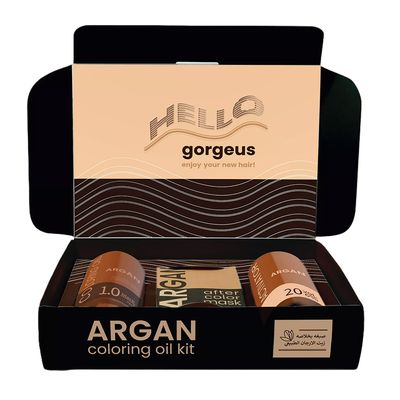 Argan Hair Dye With Natural Argan Oil - 1.0 Black