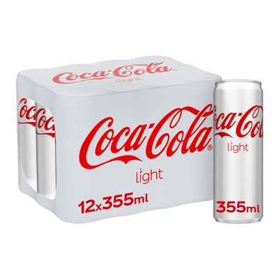 كوكا كولا مشروب غازي لايت 355 مل × 12