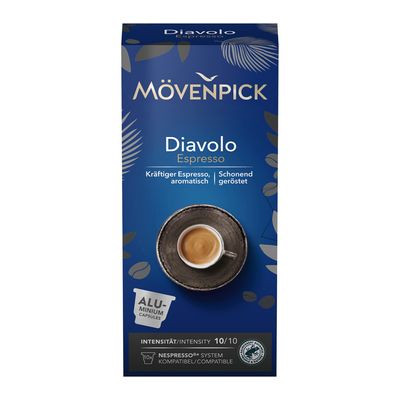 موفنبيك كبسولات القهوة ديافولو اسبريسو 10 حبات
