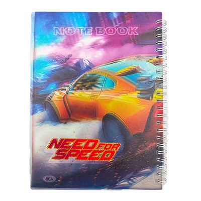 Arabic Wire Notebook ( Multi-shaped ) - 80 Papers