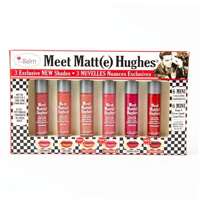 The Balm Meet Matt(E) Hughes Mini Long-Lasting Liquid Lipstick Set - VOL 14 - 6pcs