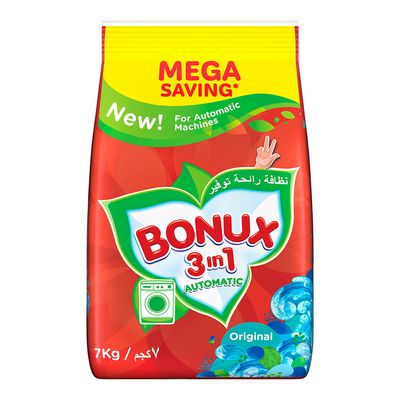 Bonux Laundry Powder Detergent Automatic Original Scent 7 Kg