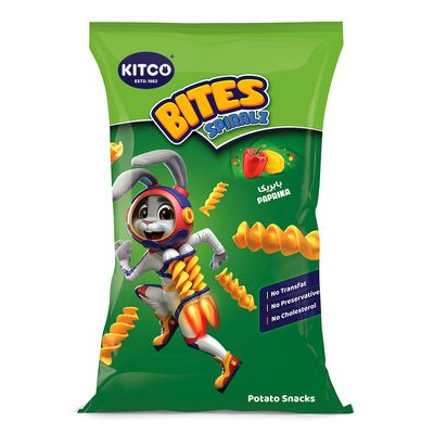 Kitco Snack Potato Spiralz With Paprika Flavor 90 G