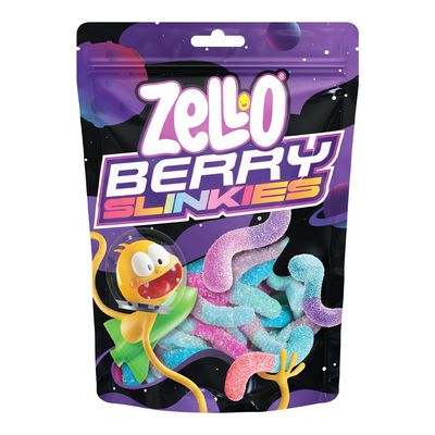 Zello Candy Jelly Berry Slinkies - 80g