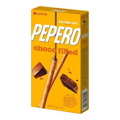 لوتى بيبرو بسكويت عيدان بالشوكولاتة (مستورد) -  50 جرام