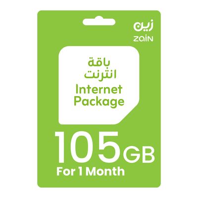 Zain Net 105 GB For 1 Month