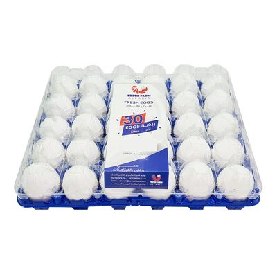 فرش فارم بيض مزرعة طازجة 30 حبة