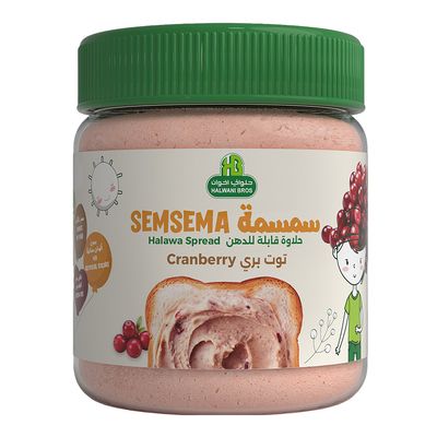 حلواني أخوان حلاوة سمسمة قابلة للدهن بالتوت -  360 جرام