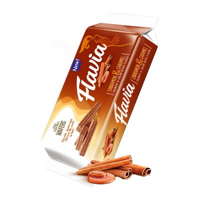 Toren Flavia Wafer Crunchy With Rich Cinnamon & Caramel Cream 55 G