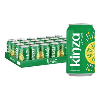 Kinza Soft Drink  Lemon 360 ML × 24 Box