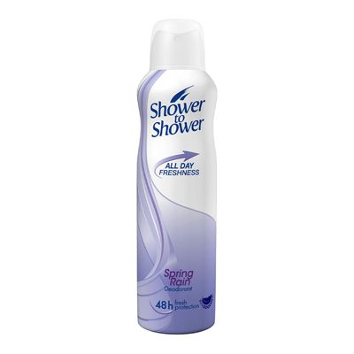 Shower To Shower Deodorant Spray For Women Spring Rain Scent - 150ml