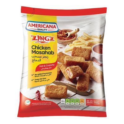 Americana Chicken Mosahab Zinger Hot & Crunchy 750 G