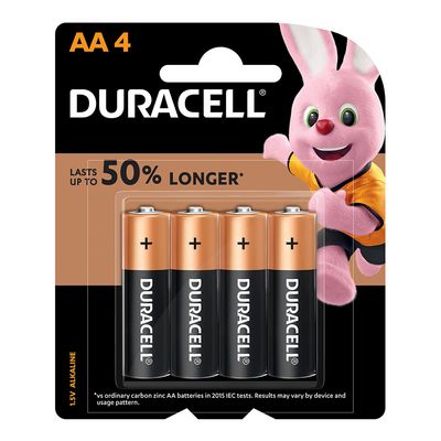 Duracell Battery Monet AA 4 Pieces