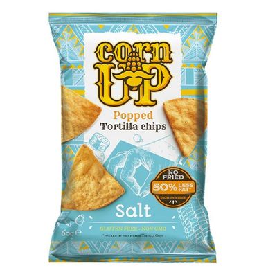 Cornup Tortilla Chips Salt Flavor Gluten Free 60 G