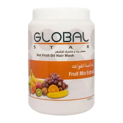 GlobalStar Hot Oil Hair Mask Fruit Mix Extract- 1.5L