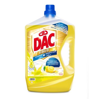 Dac Antiseptic and Disinfectant & Disinfectant Multi-Purpose Lemon 3 L