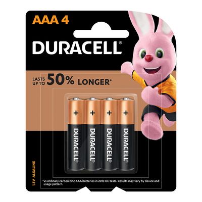 Duracell Battery Monet AAA 4 Pieces