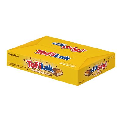 غندور بسكويت توفي لوك كراميل كرانش كرتون 36 جرام × 12