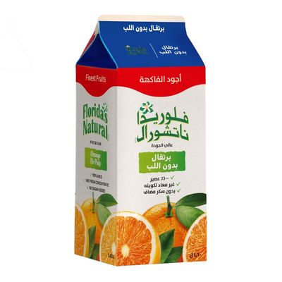 Floridas Natural Juice Orange No Pulp No Sugar Added 1.6 L