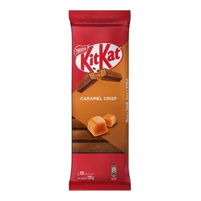 Kitkat Wafer With Caramel Crisp Pieces Covered In Milk Chocolate 120 G