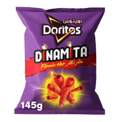 Doritos Tortilla Chips Dinamita Flamin Hot Flavored - 145g
