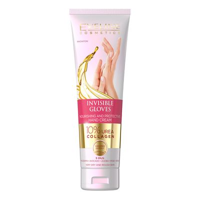 Eveline Cosmetic Invisible Gloves Nourishing & Protective Hand Cream - 100ml