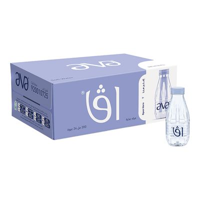 Ava Bottled Drinking Water 200 ML × 24 Box