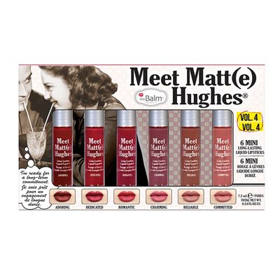 The Balm Meet Matt(E) Hughes Mini Long-Lasting Liquid Lipstick Set - VOL 4 - 6pcs