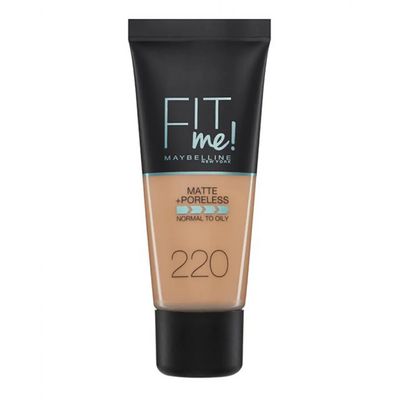 Maybelline Fit Me Matte & Poreless Foundation - 220 Natural Beige - 30ml