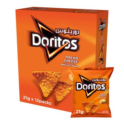 Doritos Chips Nacho Cheese Box - 23g × 12