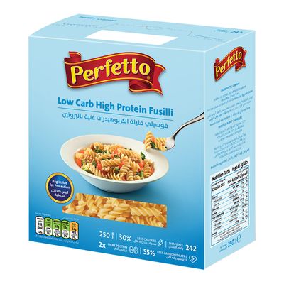 Perfetto Pasta Fusilli Low Carb Low Carb High Protein No.242 - 250 G