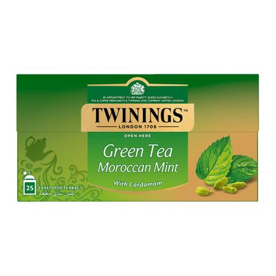 Twinings Green Tea Moroccan Mint With Cardamom 25 Pieces