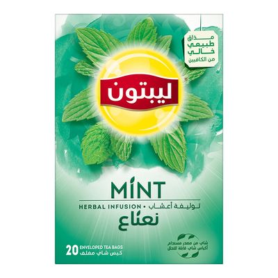 Lipton Natural Herbs Mint 20 Tea Bags 36 G