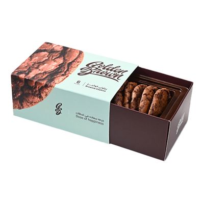 Golden Brown Brownie Cookies - 6 Pieces 55g